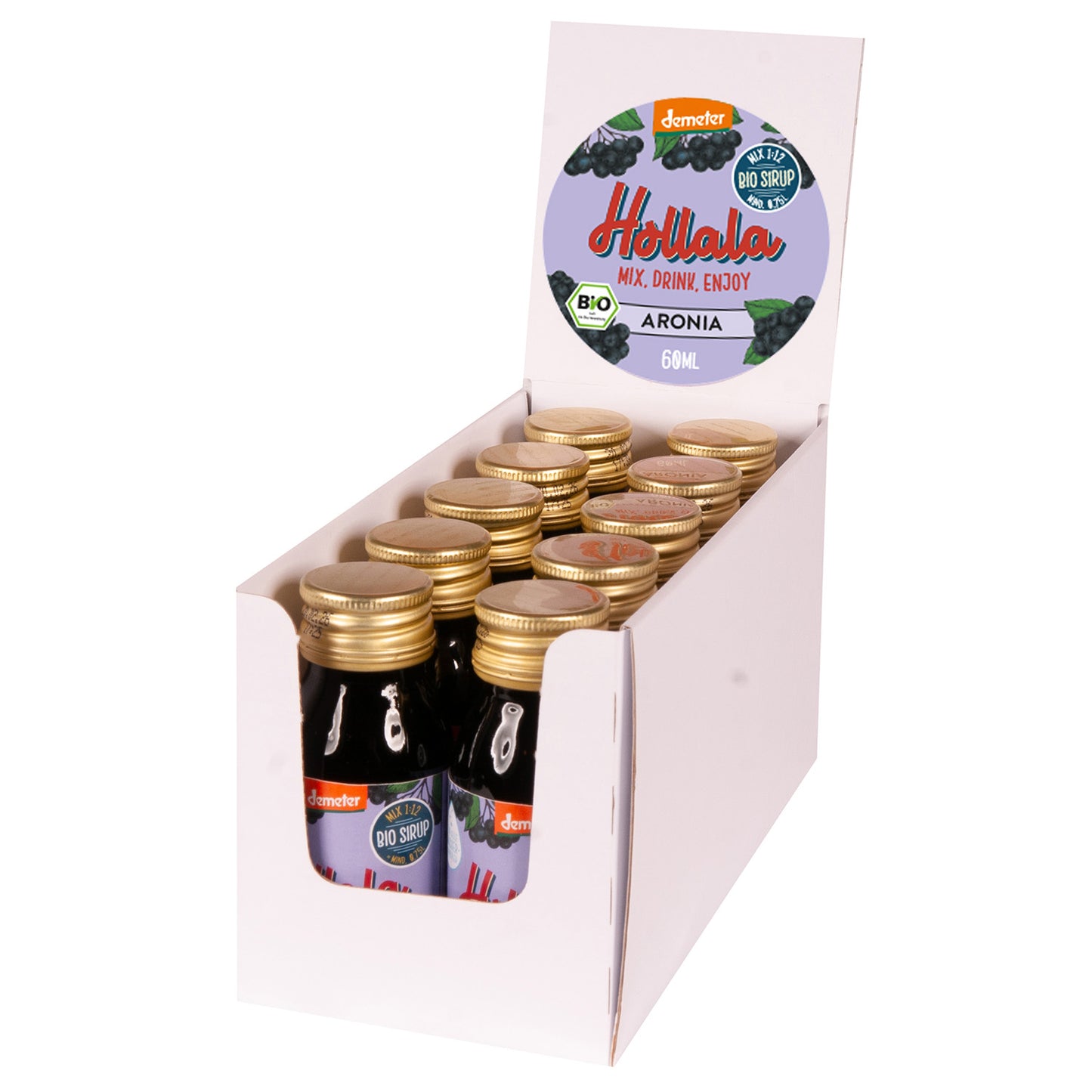 Hollala BIO Demeter Aronia Minis 10er Set