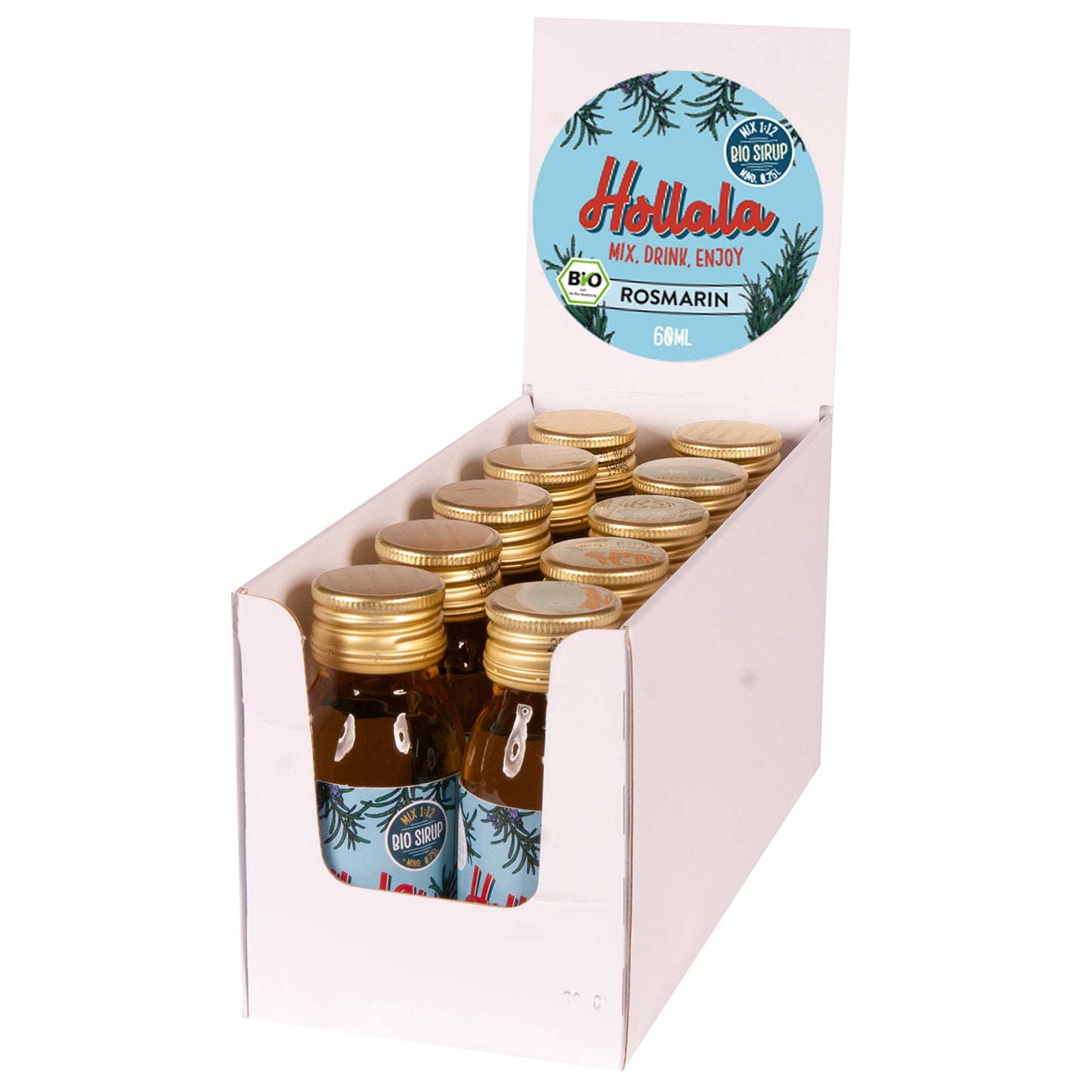 Hollala BIO Sirup Rosmarin Minis 10er Set
