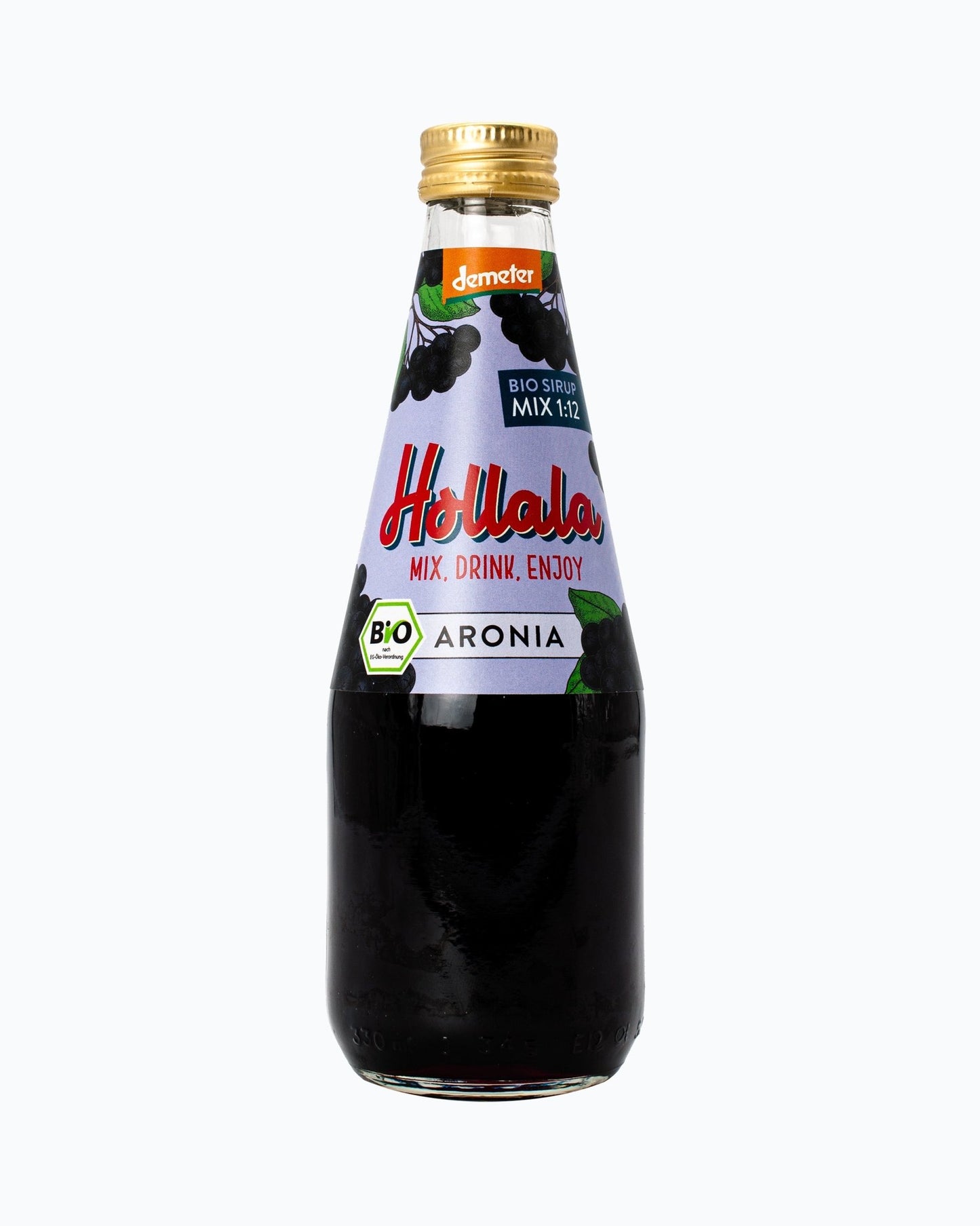 HOLLALA - Bio (Demeter) Sirup Aronia 330ml - Hollala - mix.drink.enjoy! - Hollala