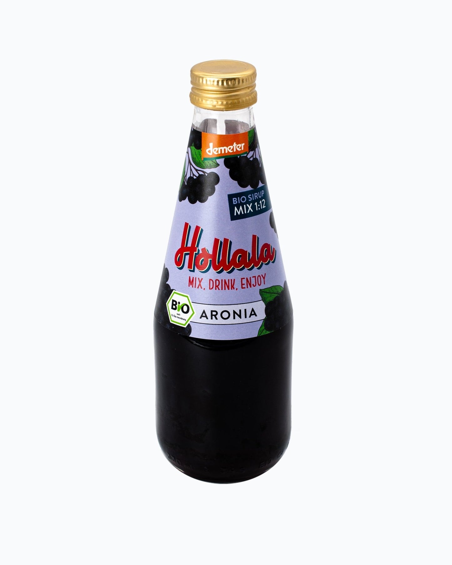 HOLLALA - Bio (Demeter) Sirup Aronia 330ml - Hollala - mix.drink.enjoy! - Hollala