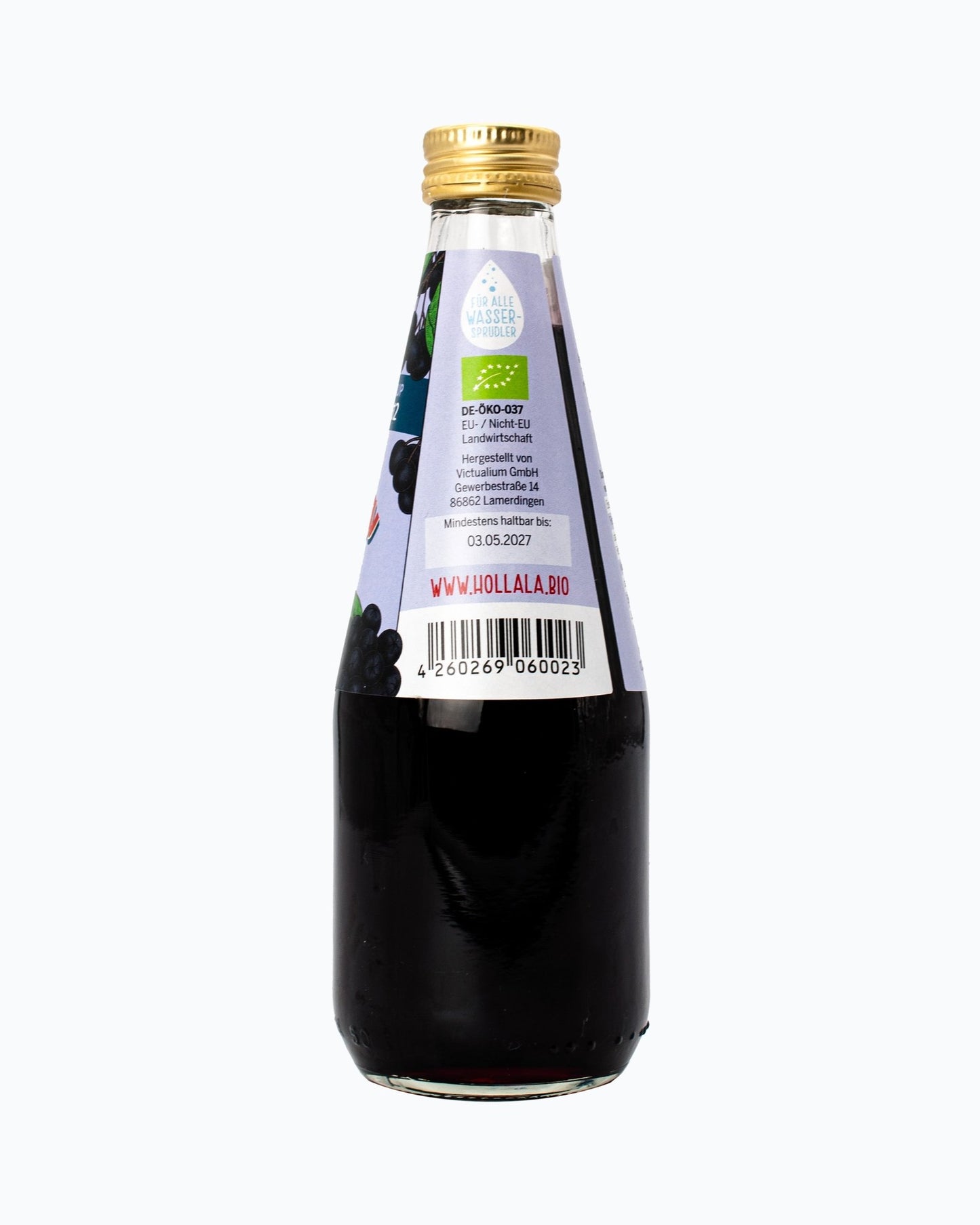 HOLLALA - Bio (Demeter) Sirup Aronia 330ml - Hollala - mix.drink.enjoy! - Hollala