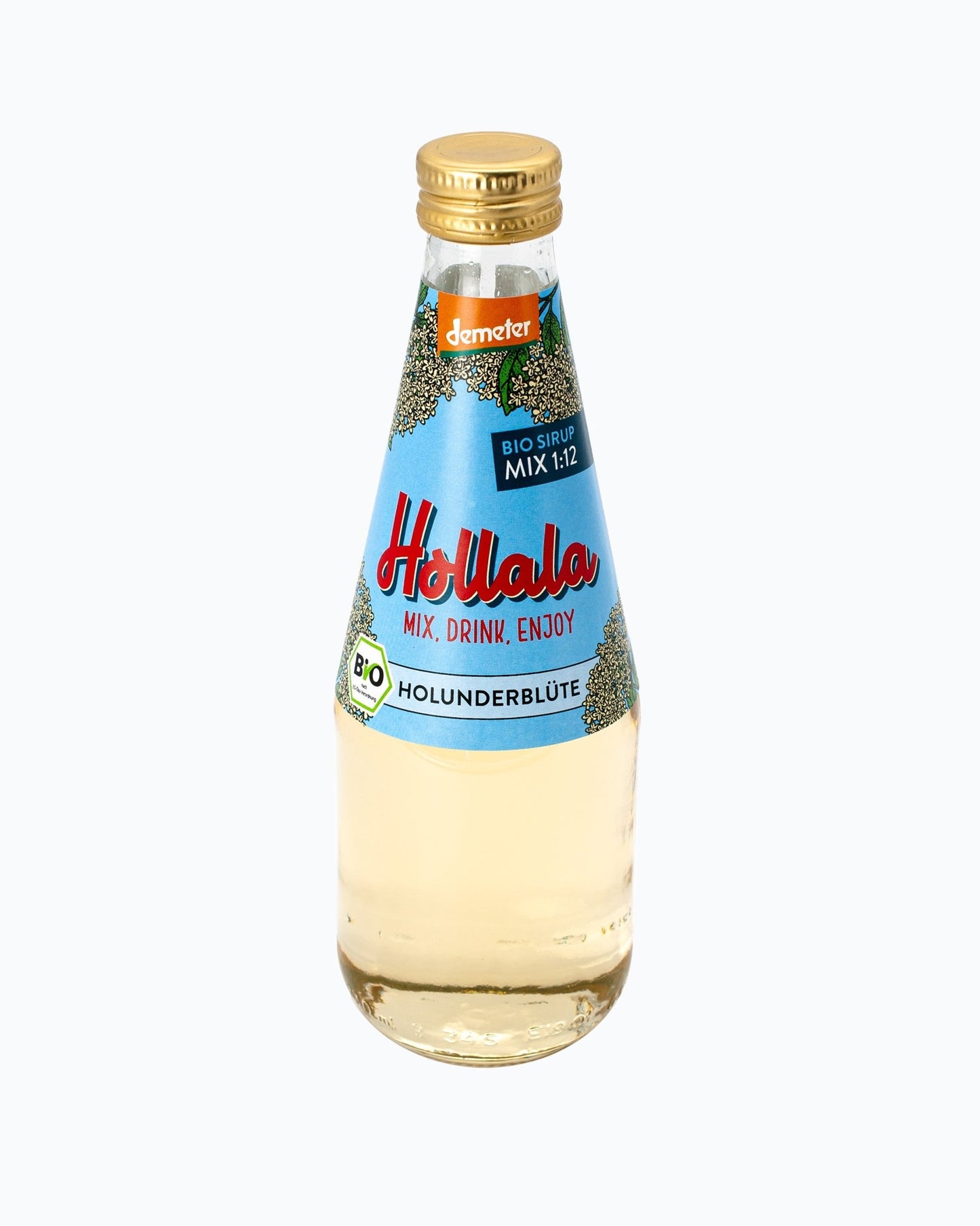 HOLLALA - Bio (Demeter) Sirup Holunderblüte 330ml - Hollala - mix.drink.enjoy! - Hollala.bio