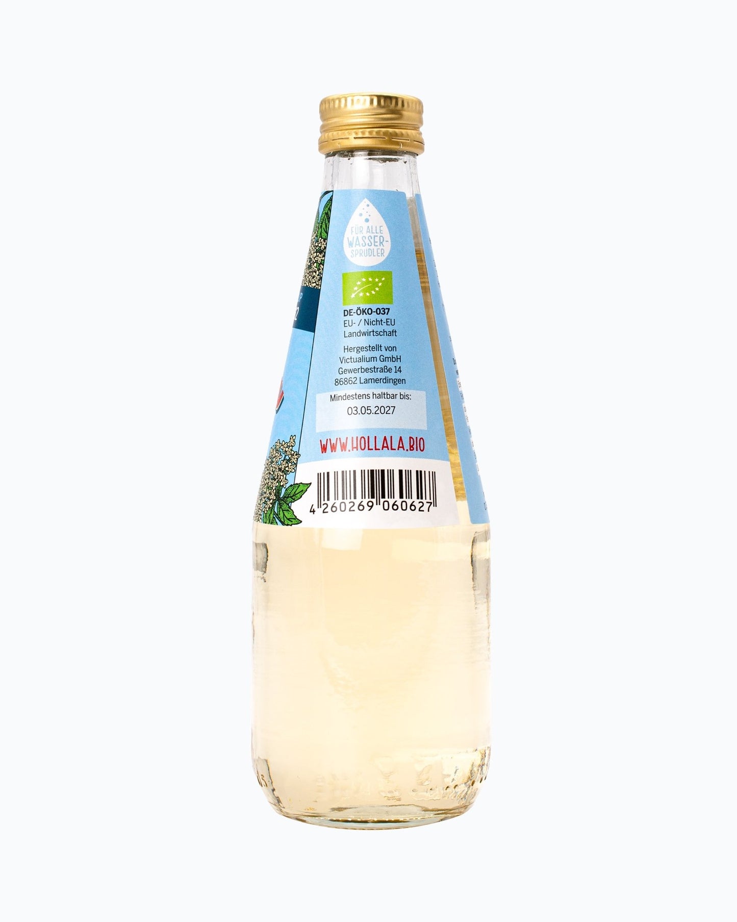 HOLLALA - Bio (Demeter) Sirup Holunderblüte 330ml - Hollala - mix.drink.enjoy! - Hollala.bio