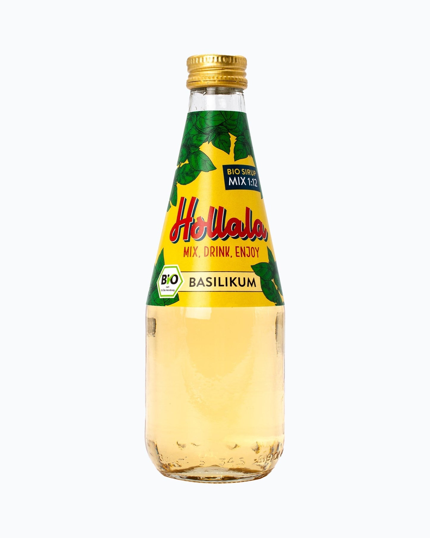 HOLLALA - Bio Sirup Basilikum 330ml - Hollala - mix.drink.enjoy! - Hollala.bio
