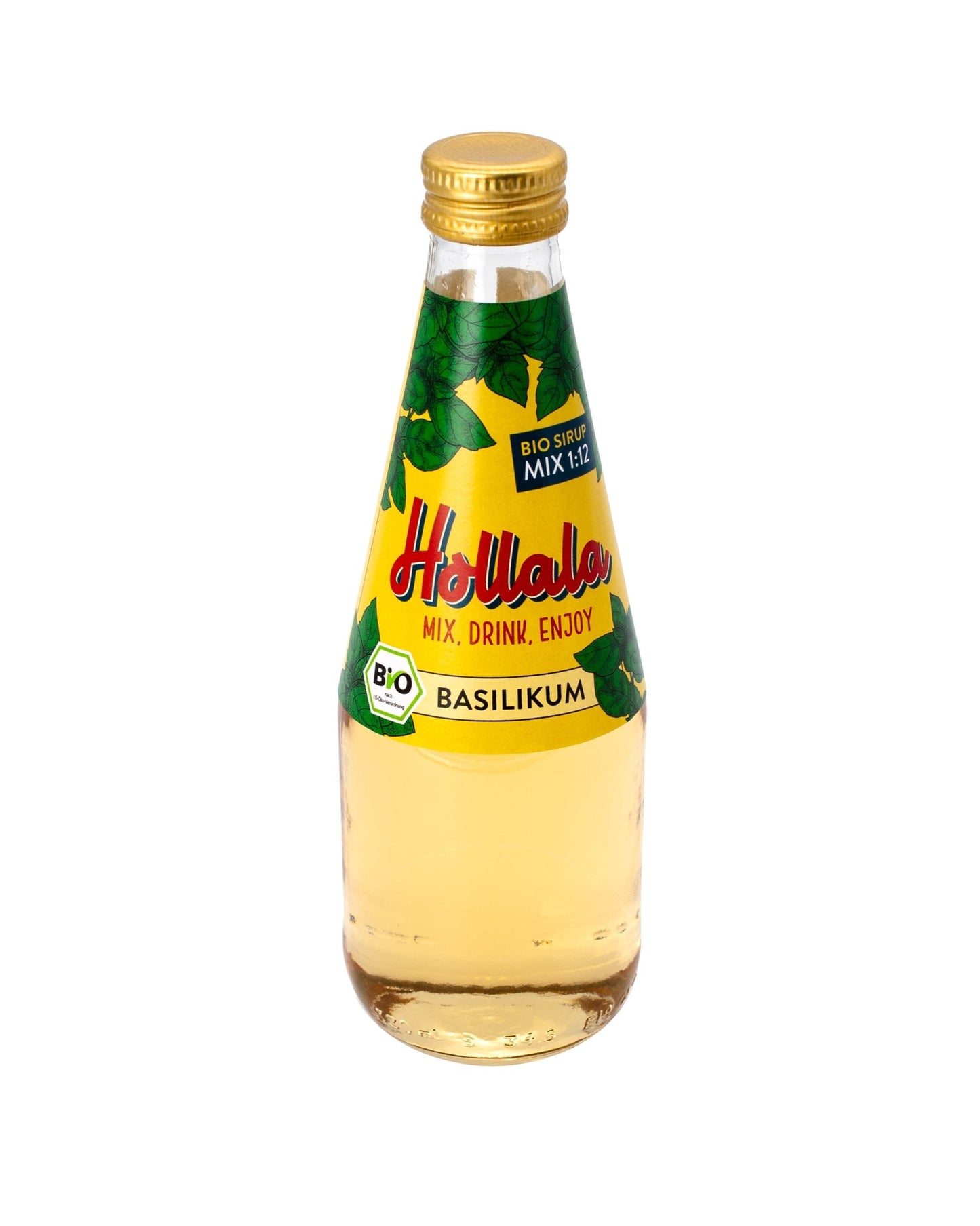 HOLLALA - Bio Sirup Basilikum 330ml - Hollala - mix.drink.enjoy! - Hollala.bio