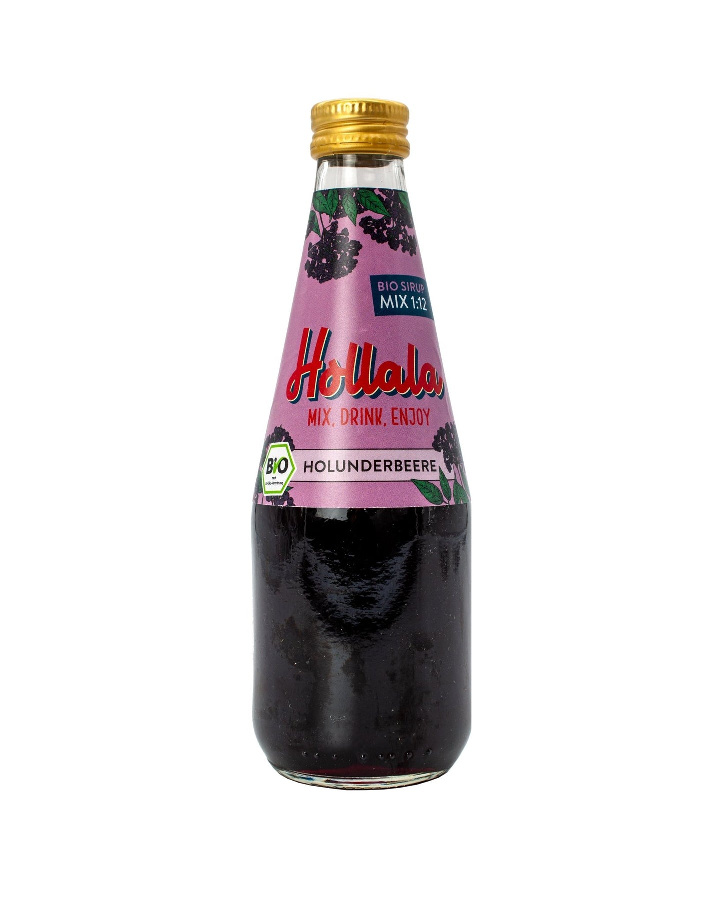 HOLLALA - Bio Sirup Holunderbeere 330ml - Hollala - mix.drink.enjoy! - Hollala.bio
