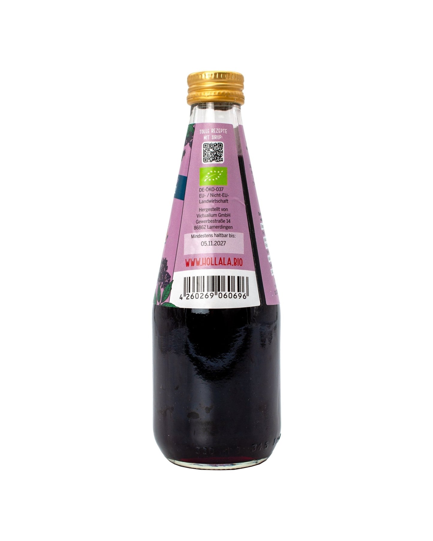 HOLLALA - Bio Sirup Holunderbeere 330ml - Hollala - mix.drink.enjoy! - Hollala.bio