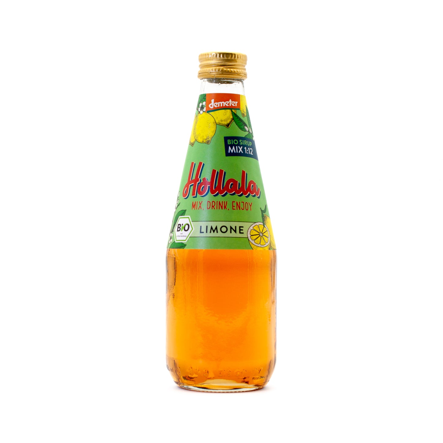 HOLLALA - Bio (Demeter) Sirup Limone 330ml - Hollala - mix.drink.enjoy!