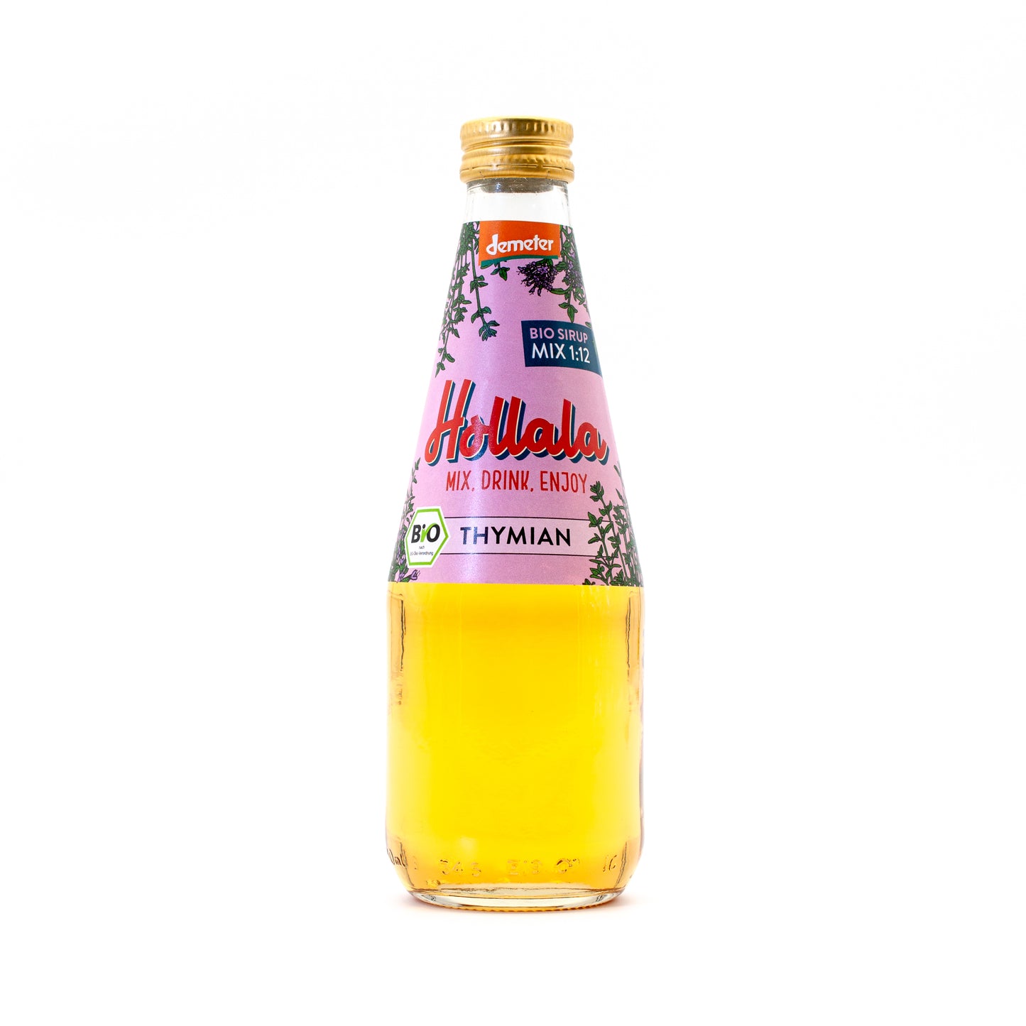 HOLLALA - Bio (Demeter) Sirup Thymian 330ml - Hollala - mix.drink.enjoy!