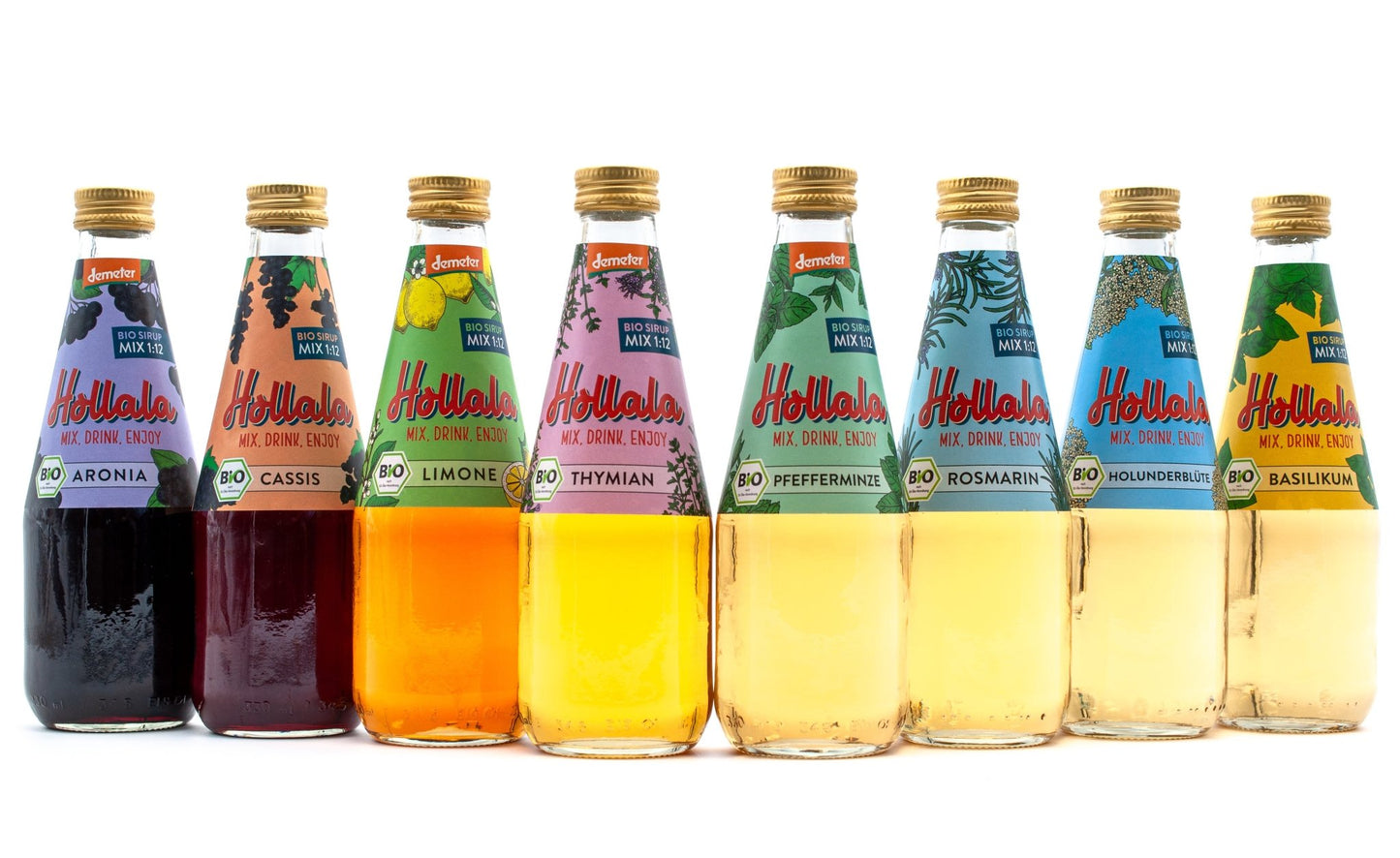 HOLLALA - Bio (Demeter) Sirup Pfefferminze 330ml - Hollala - mix.drink.enjoy! - Hollala.bio