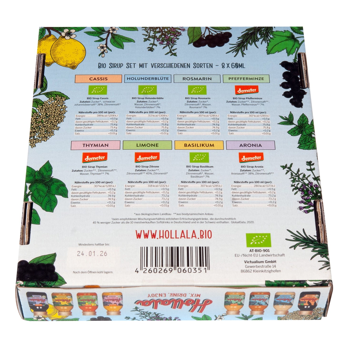 HOLLALA - Probierset 8x60ml - Hollala - mix.drink.enjoy! - Hollala - mix.drink.enjoy!