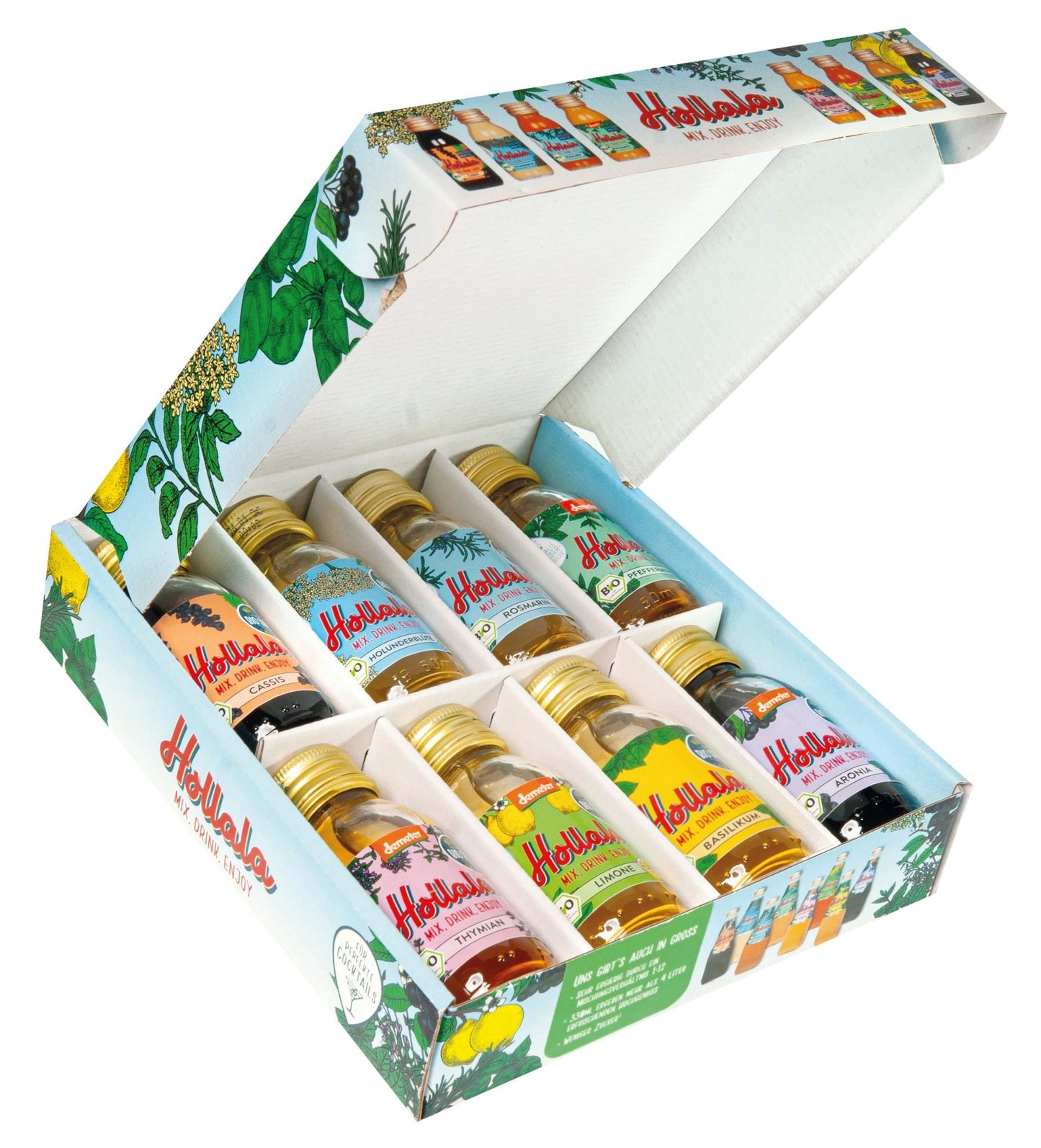 HOLLALA - Probierset 8x60ml - Hollala - mix.drink.enjoy! - Hollala - mix.drink.enjoy!