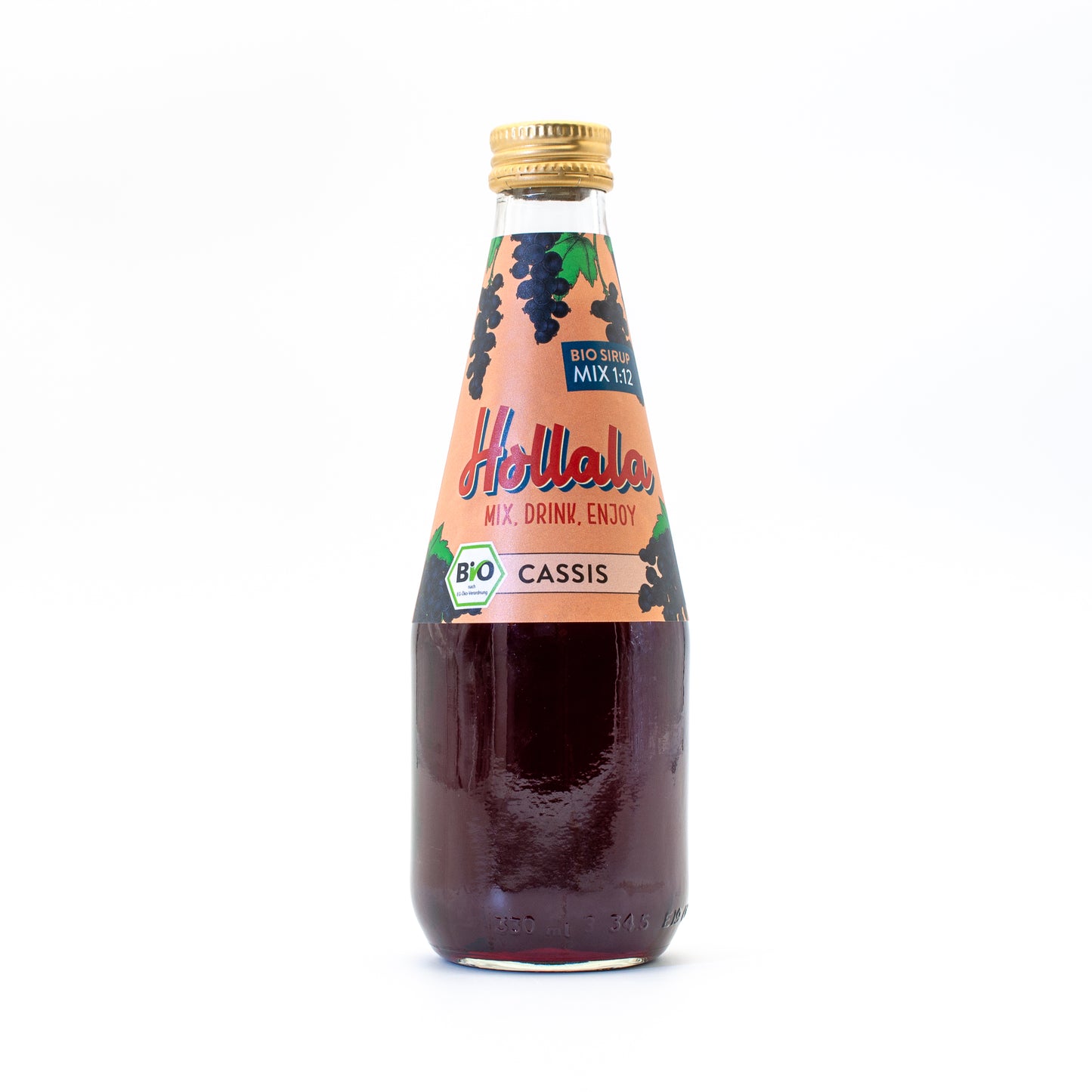 HOLLALA - Bio Sirup Cassis 330ml - Hollala - mix.drink.enjoy!