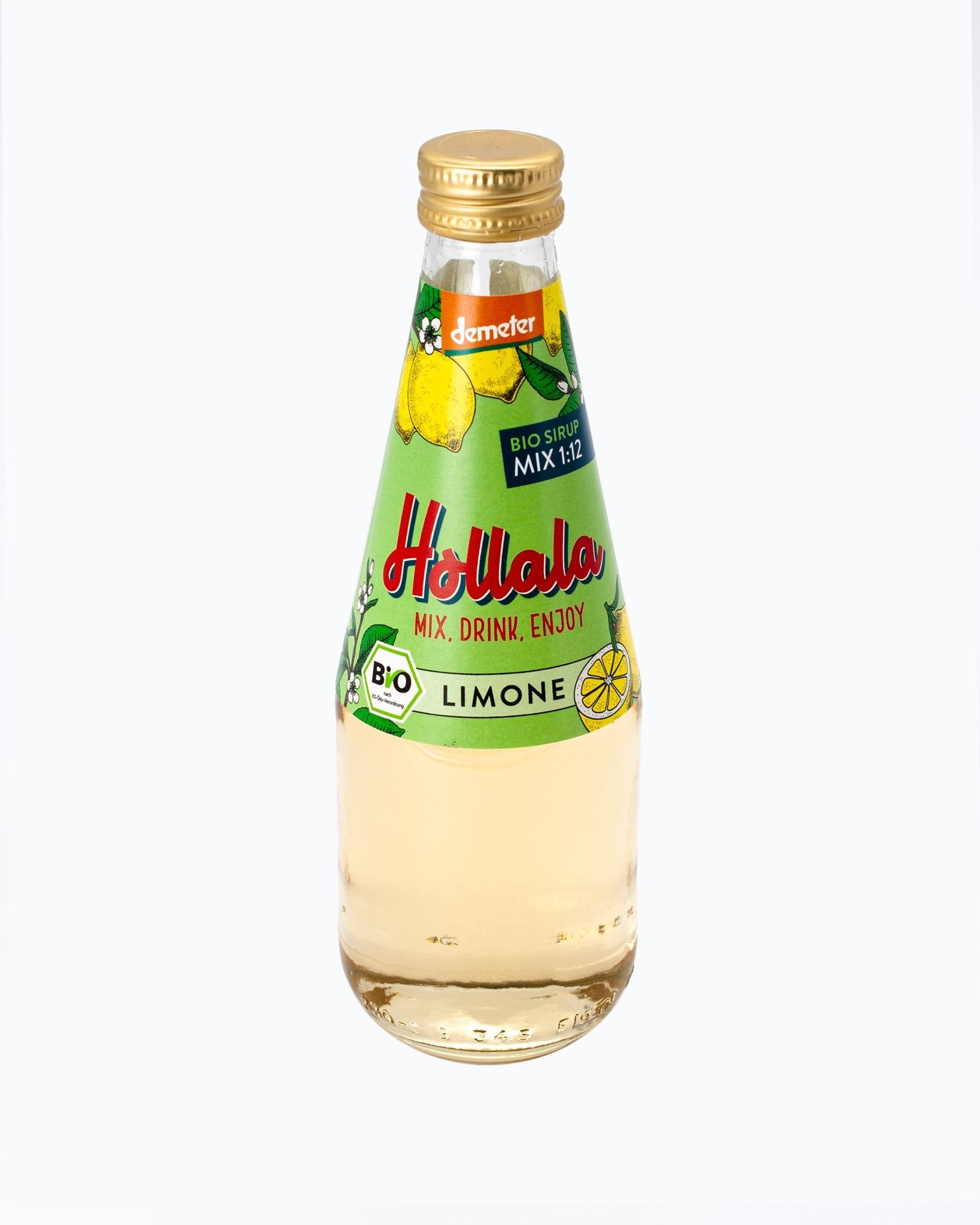 HOLLALA - Bio (Demeter) Sirup Limone 330ml - Hollala - mix.drink.enjoy! - Hollala.bio