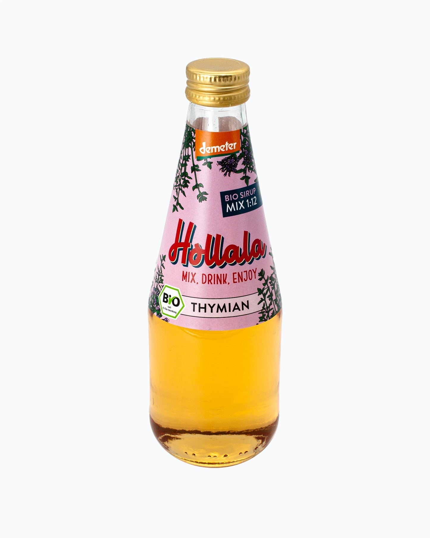 HOLLALA - Bio (Demeter) Sirup Thymian 330ml - Hollala - mix.drink.enjoy! - Hollala.bio