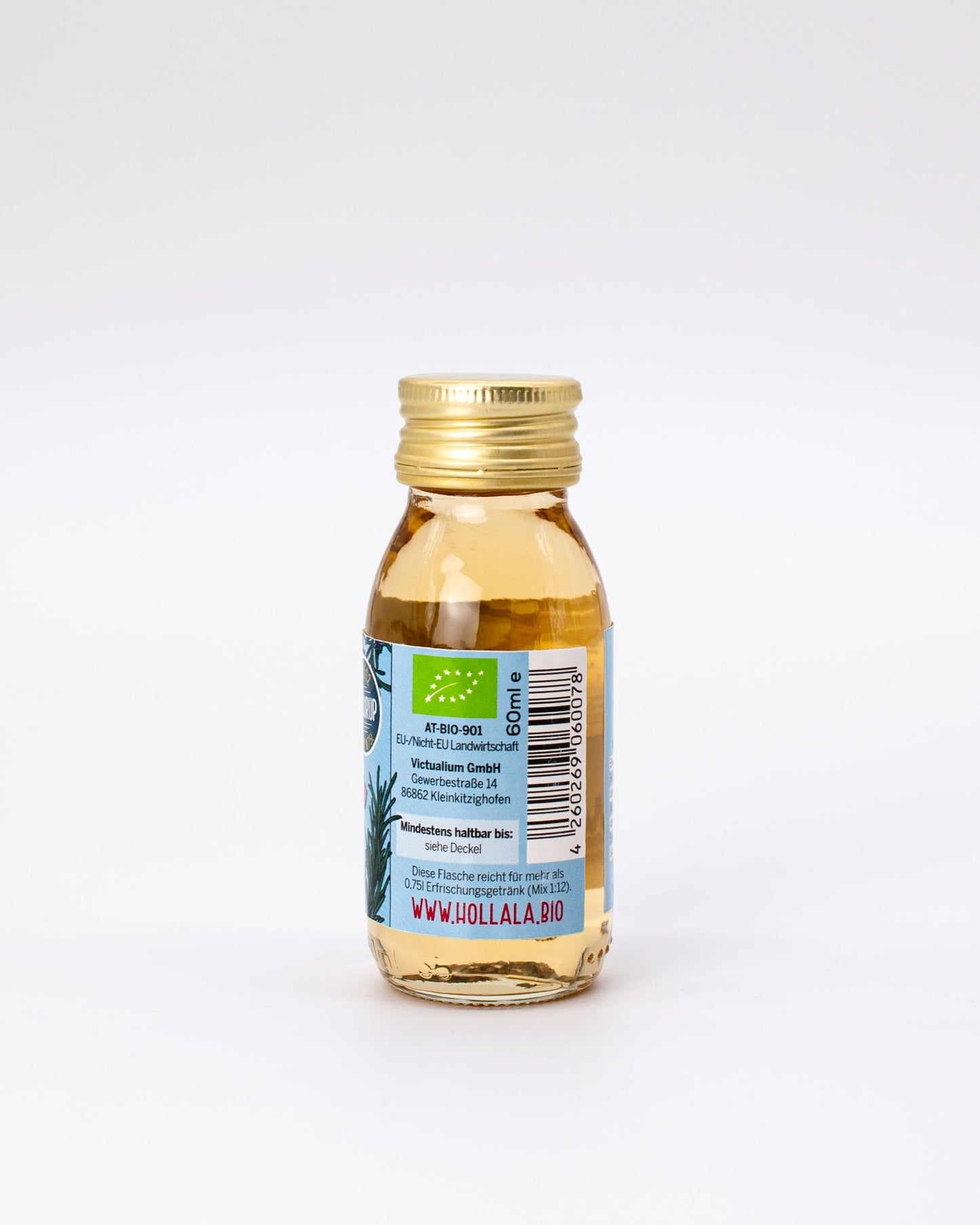 HOLLALA - Bio Sirup Rosmarin 60ml 10er Mini Schütte - Hollala - mix.drink.enjoy! - Hollala.bio