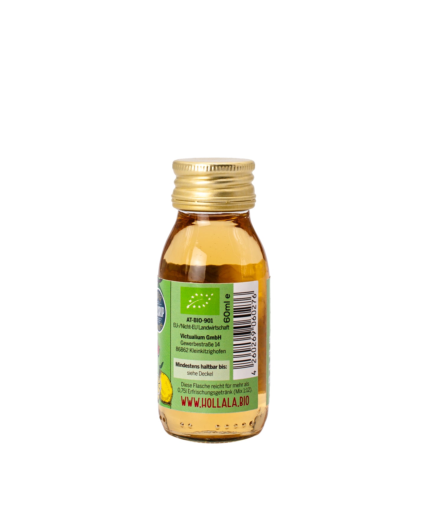 HOLLALA - Bio (Demeter) Sirup Limone 60ml 10er Mini Schütte - Hollala - mix.drink.enjoy!