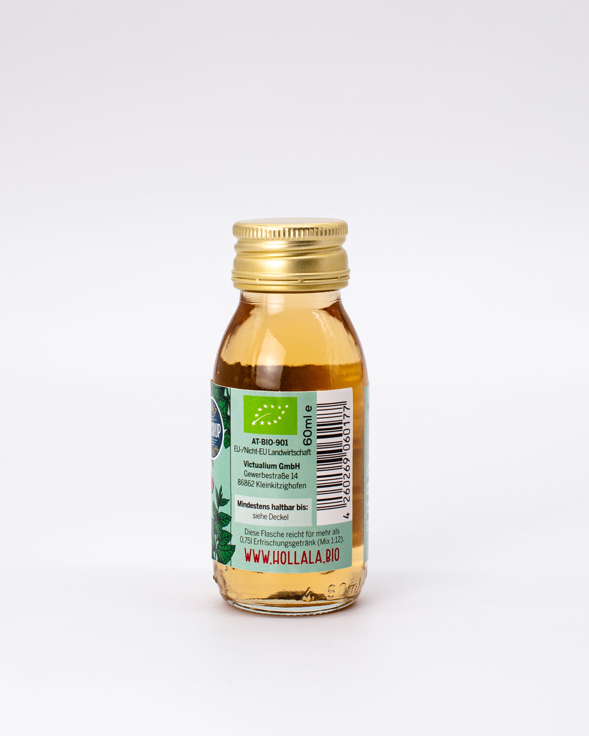 HOLLALA - Bio (Demeter) Sirup Pfefferminze 60ml 10er Mini Schütte - Hollala - mix.drink.enjoy!