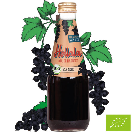 HOLLALA - Bio Sirup Cassis 330ml - Hollala - mix.drink.enjoy! - Hollala.bio